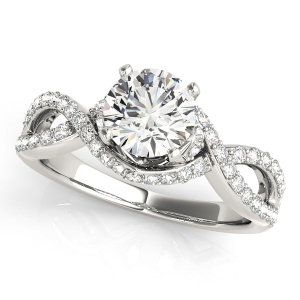 Twist Diamond Engagement Ring (3/8 ct. tw.)