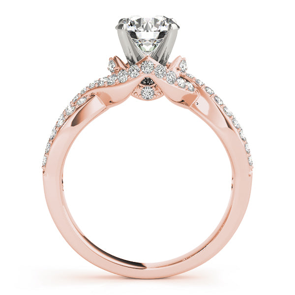 Twist Diamond Engagement Ring (3/8 ct. tw.)