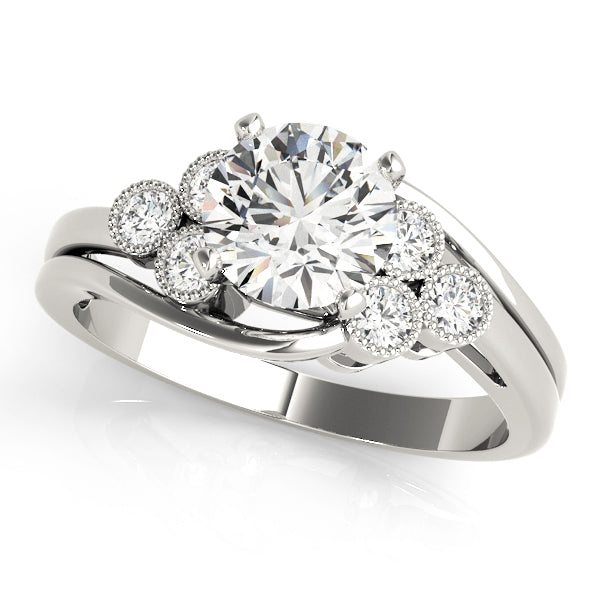 Classic Side-Accent Diamond Engagement Ring (1/5 ct. tw.)