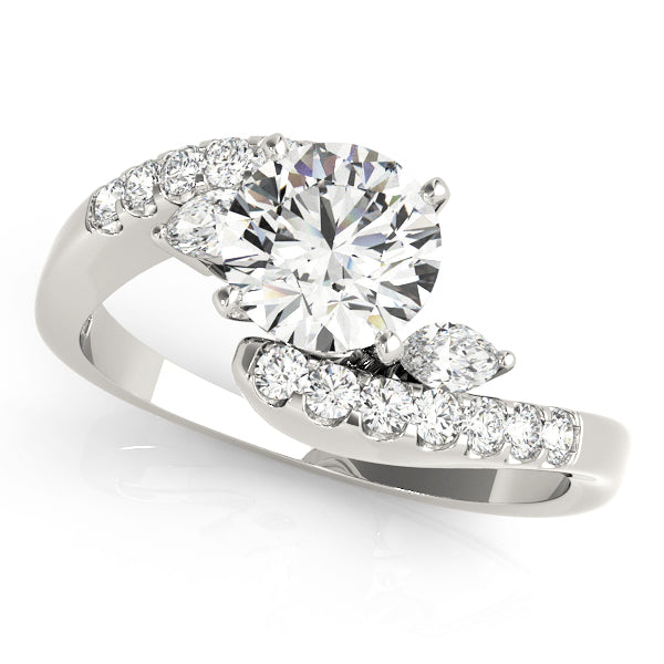 Twist Diamond Engagement Ring (1/2 ct. tw.)