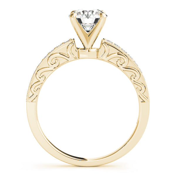 Milgrain Vintage Diamond Engagement Ring (1/8 ct. tw.)