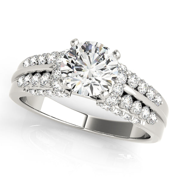 Split Shank Diamond Engagement Ring (3/8 ct. tw.)