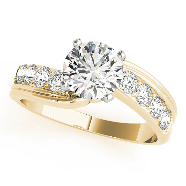 Channel-Set Bypass Diamond Engagement Ring (1/3 ct. tw.)