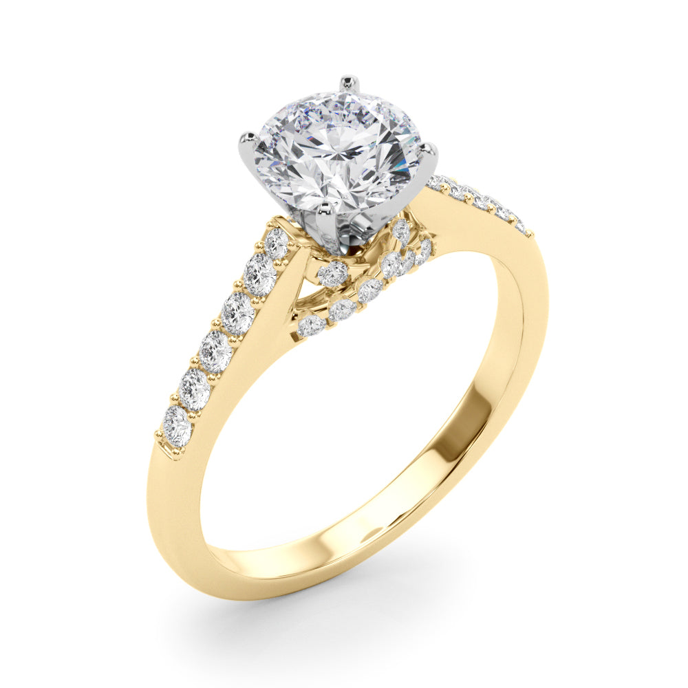 Pavé Diamond Engagement Ring (1/4 ct. tw.)