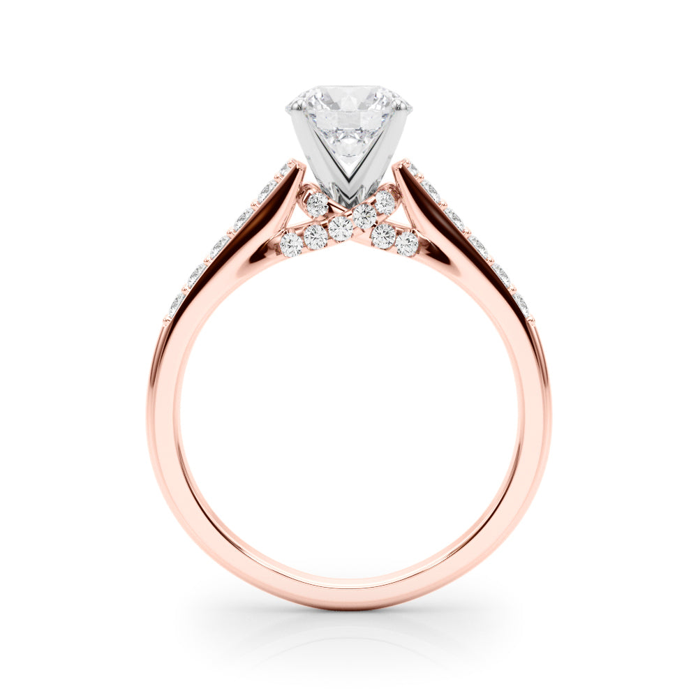 Pavé Diamond Engagement Ring (1/4 ct. tw.)