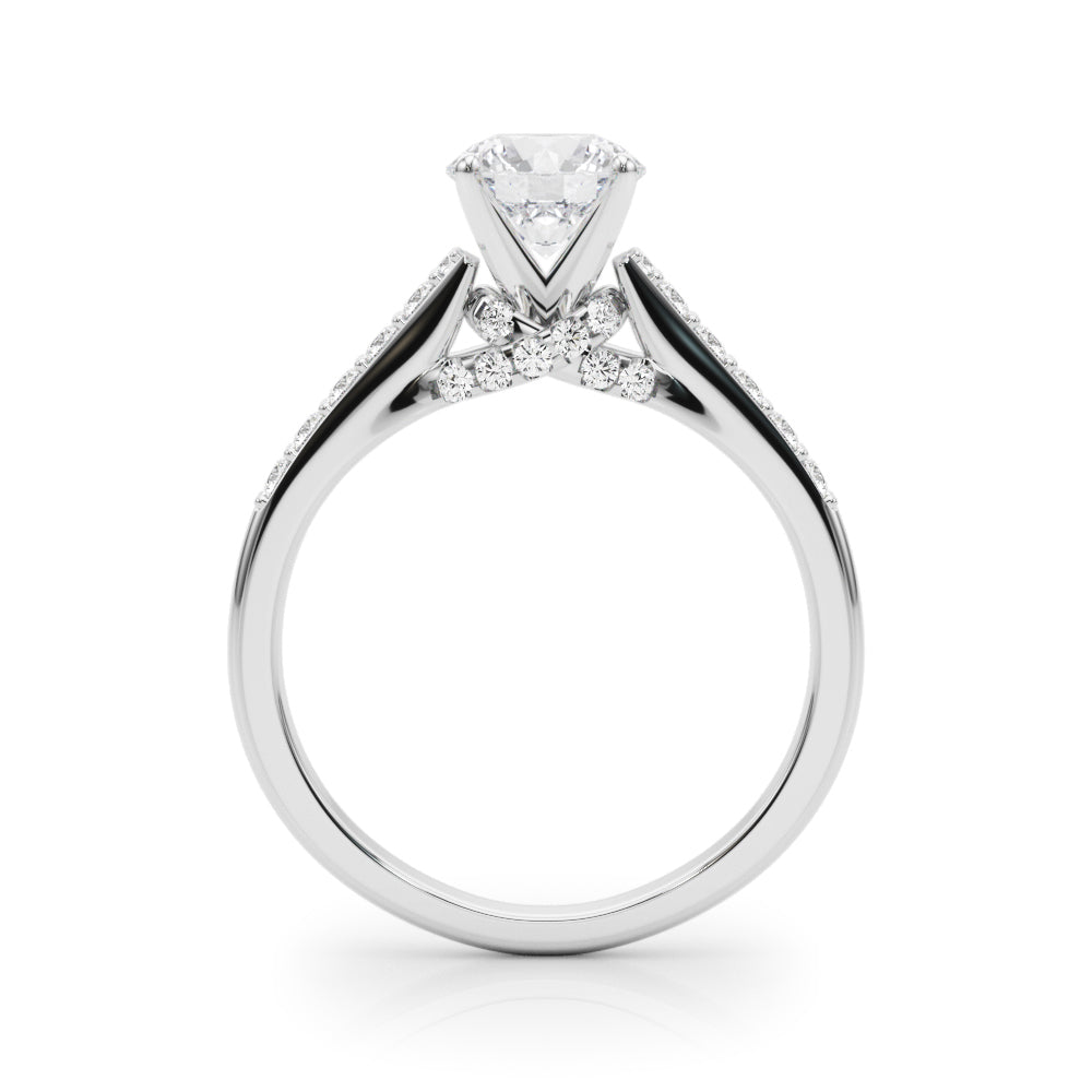 Pavé Diamond Engagement Ring (1/4 ct. tw.)