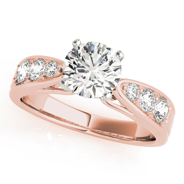 Split Shank Channel-Set Diamond Engagement Ring (3/8 ct. tw.)