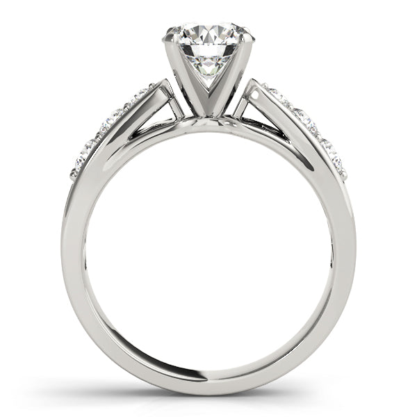 Split Shank Channel-Set Diamond Engagement Ring (3/8 ct. tw.)