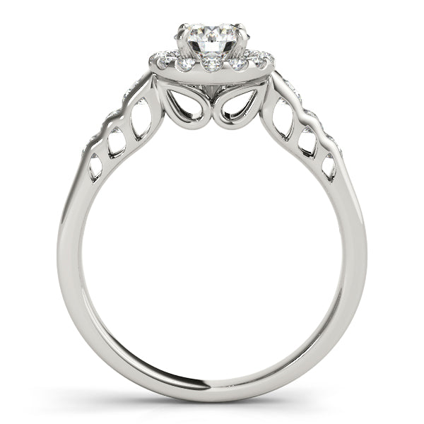 Halo Diamond Engagement Ring (1/2 ct. tw.)