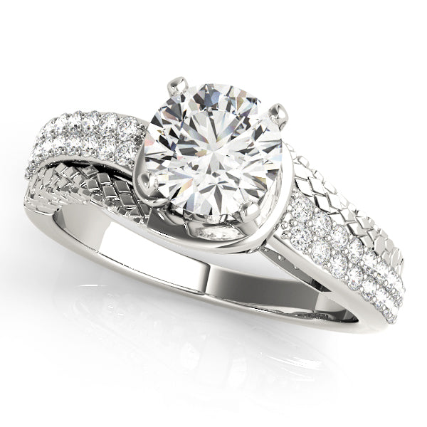 Tessere Pavé Diamond Engagement Ring (1/4 ct. tw.)