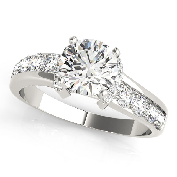 Channel-Set Diamond Engagement Ring (3/8 ct. tw.)