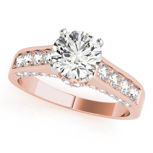 Channel-Set Diamond Engagement Ring (3/8 ct. tw.)