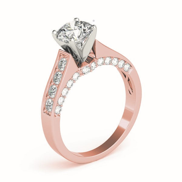 Channel-Set Diamond Engagement Ring (3/8 ct. tw.)
