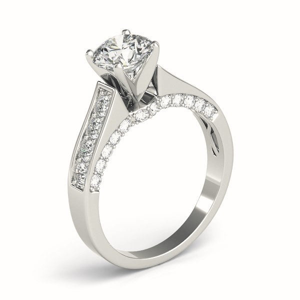 Channel-Set Diamond Engagement Ring (3/8 ct. tw.)
