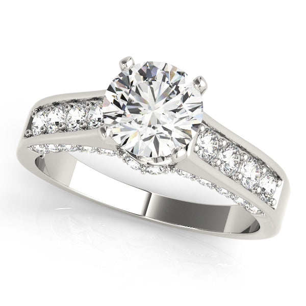 Channel-Set Diamond Engagement Ring (3/8 ct. tw.)