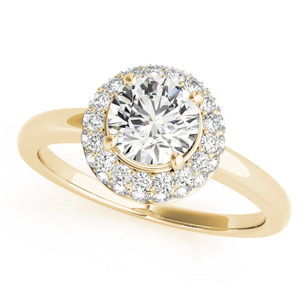 Halo Diamond Engagement Ring (3/8 ct. tw.)