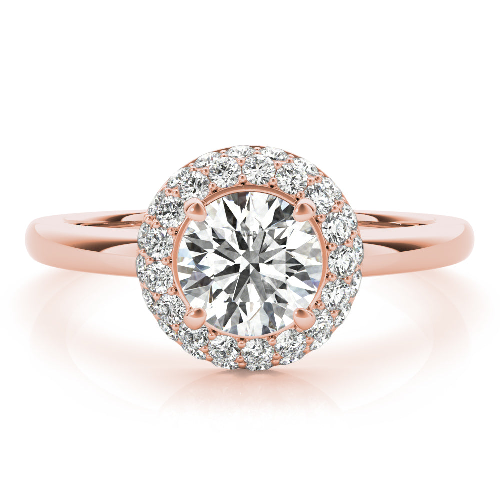 Halo Diamond Engagement Ring (3/8 ct. tw.)