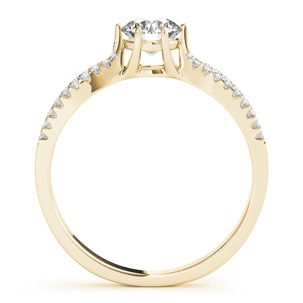 Split-Shank Pavé Diamond Engagement Ring (1/6 ct. tw.)