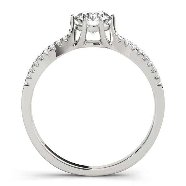 Split-Shank Pavé Diamond Engagement Ring (1/6 ct. tw.)