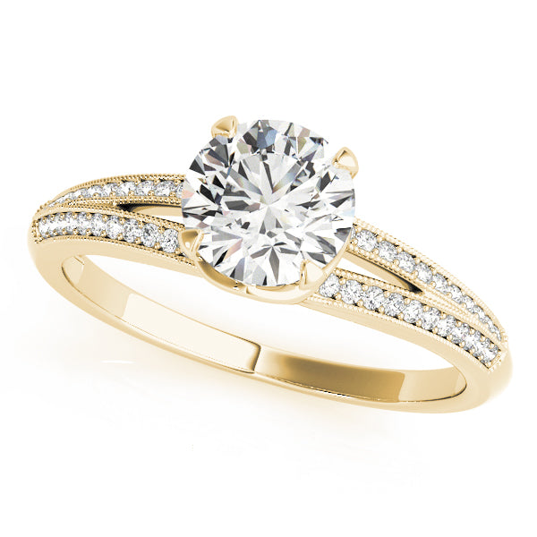 Split Shank Pavé Diamond Engagement Ring (3/4 ct. tw.)