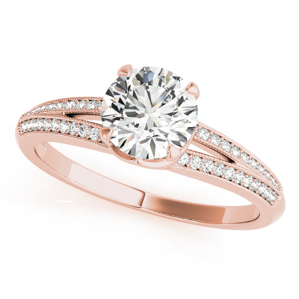 Split Shank Pavé Diamond Engagement Ring (3/4 ct. tw.)