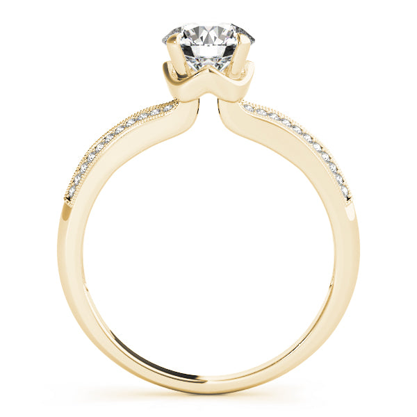 Split Shank Pavé Diamond Engagement Ring (3/4 ct. tw.)