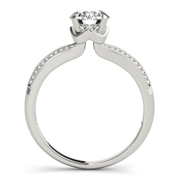 Split Shank Pavé Diamond Engagement Ring (1/5 ct. tw.)