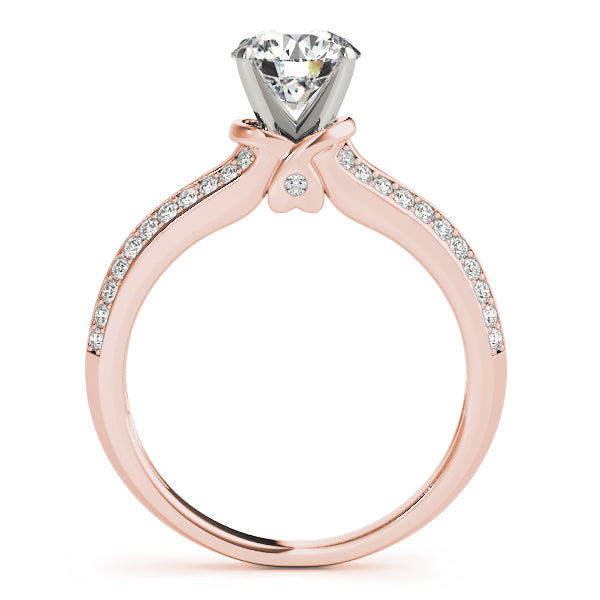 Channel-Set Split Shank Diamond Engagement Ring (1/5 ct. tw.)