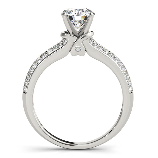 Channel-Set Split Shank Diamond Engagement Ring (1/5 ct. tw.)