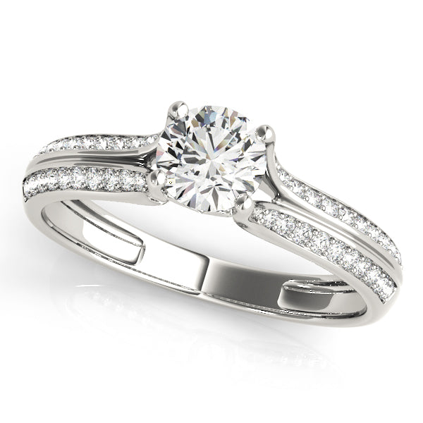 Split Shank Pavé Diamond Engagement Ring (1/5 ct. tw.)
