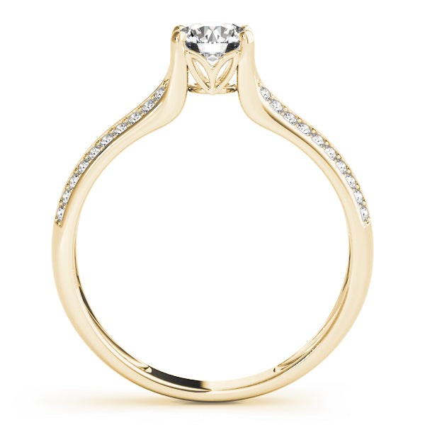Split Shank Pavé Diamond Engagement Ring (1/6 ct. tw.)