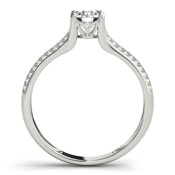 Split Shank Pavé Diamond Engagement Ring (1/5 ct. tw.)
