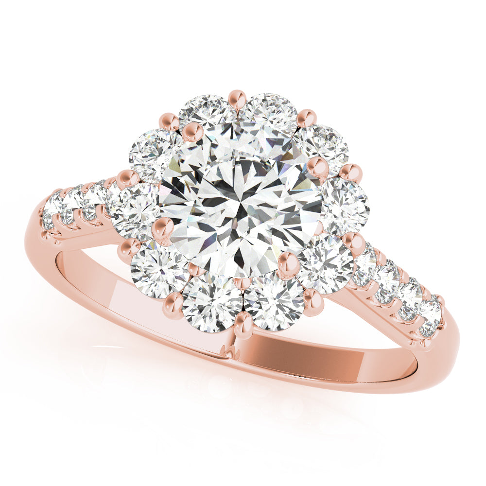Halo Diamond Engagement Ring (1/2 ct. tw.)