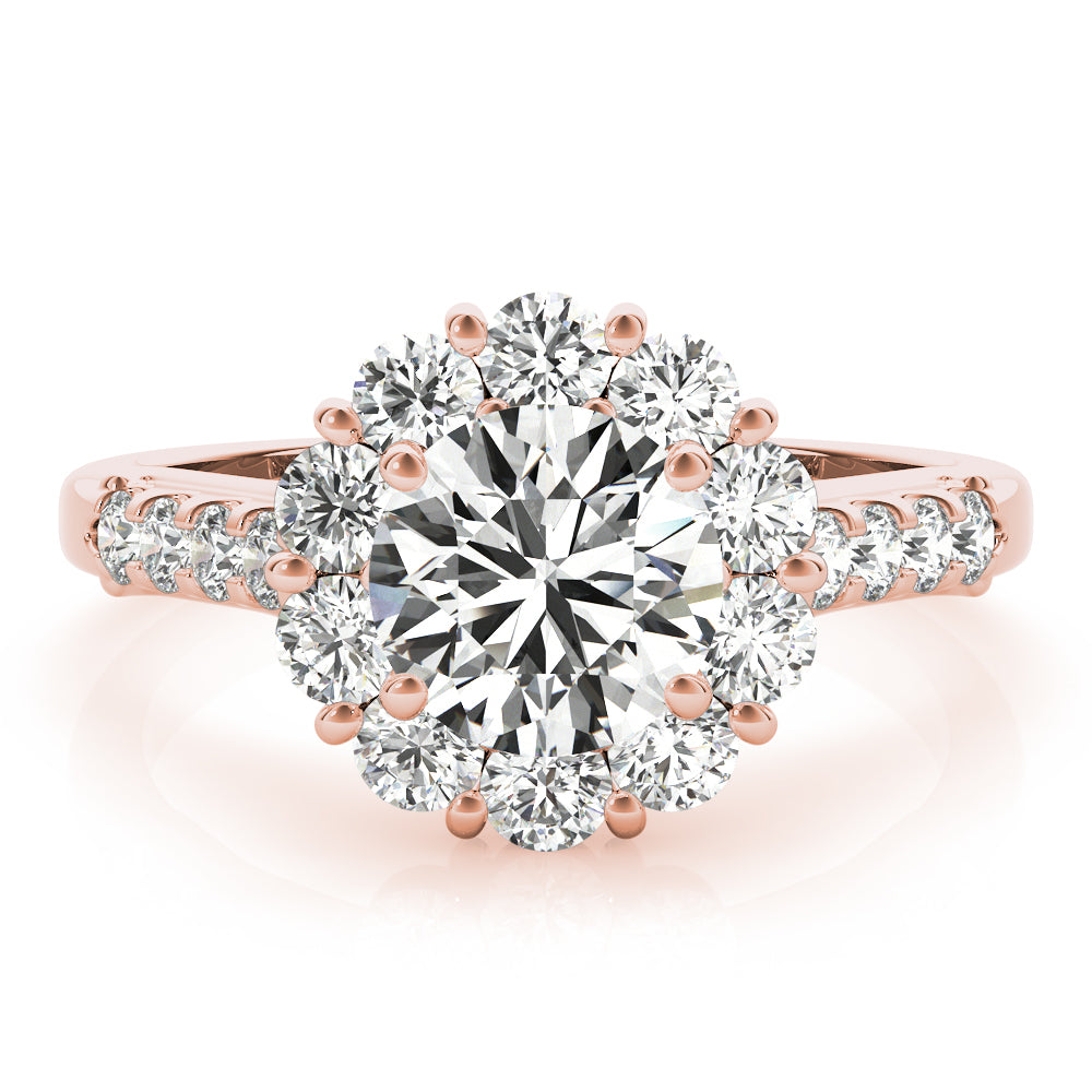 Halo Diamond Engagement Ring (1/2 ct. tw.)
