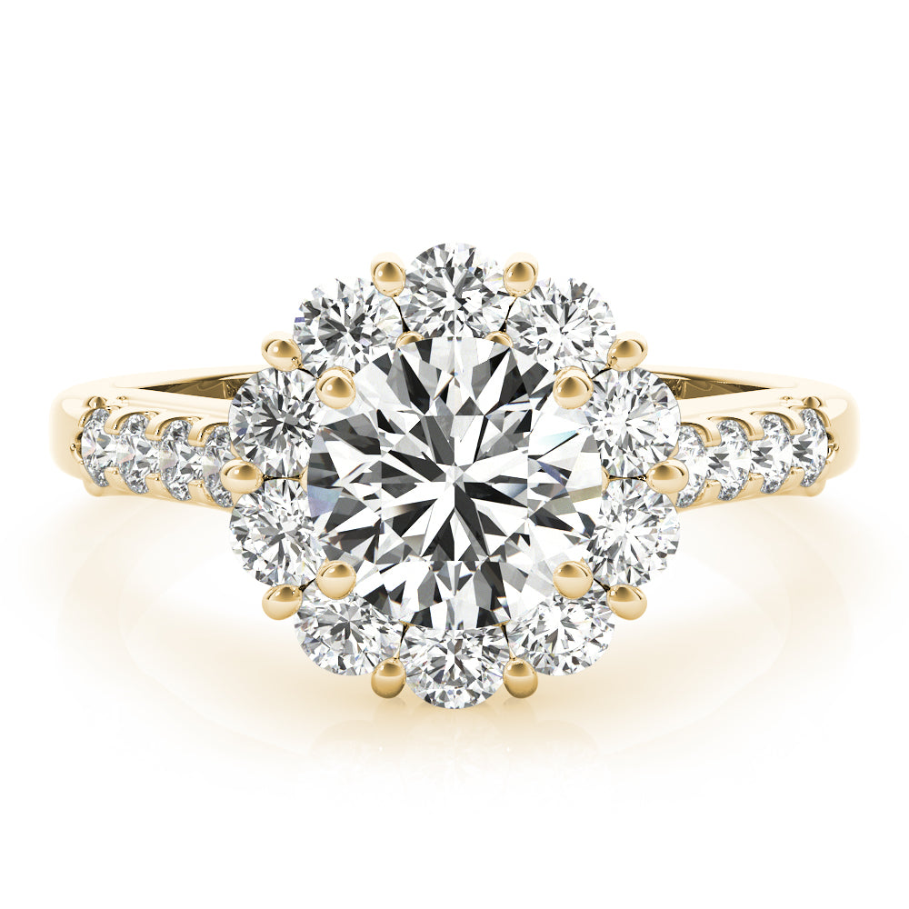 Halo Diamond Engagement Ring (1/2 ct. tw.)