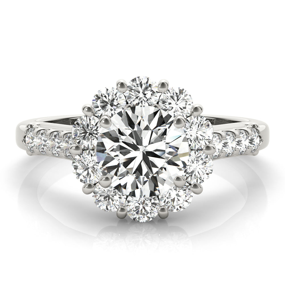 Halo Diamond Engagement Ring (7/8 ct. tw.)