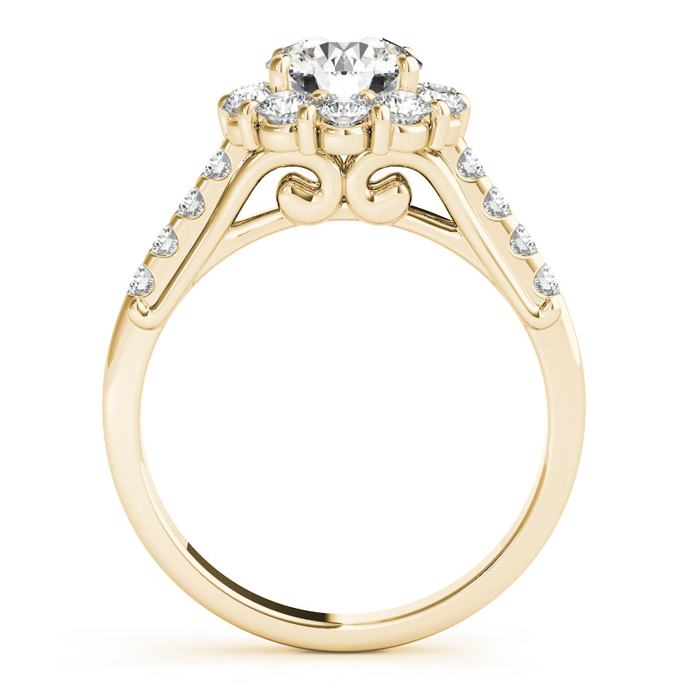 Halo Diamond Engagement Ring (7/8 ct. tw.)