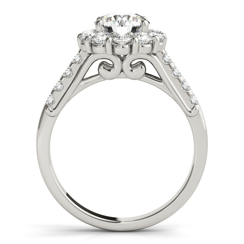 Halo Diamond Engagement Ring (7/8 ct. tw.)