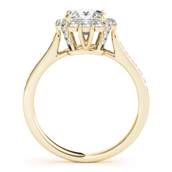 Halo Pavé Diamond Engagement Ring (5/8 ct. tw.)