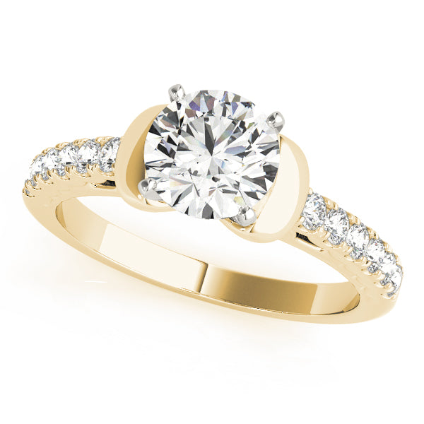 Classic Pavé Diamond Engagement Ring (1/4 ct. tw.)