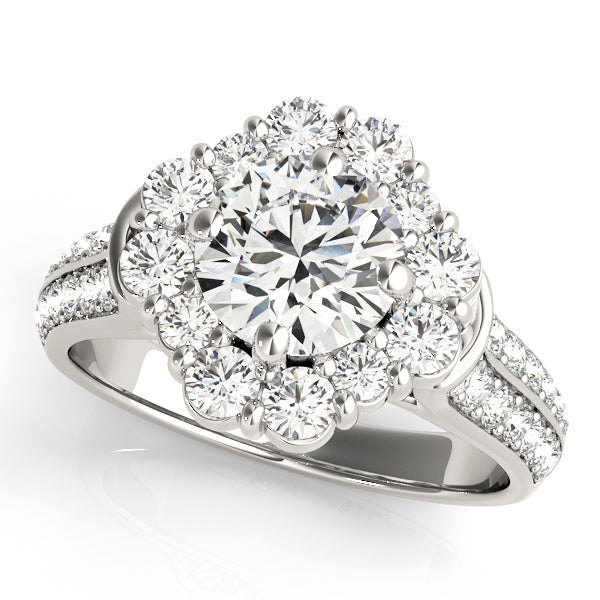 Halo Diamond Engagement Ring (1 1/8 ct. tw.)