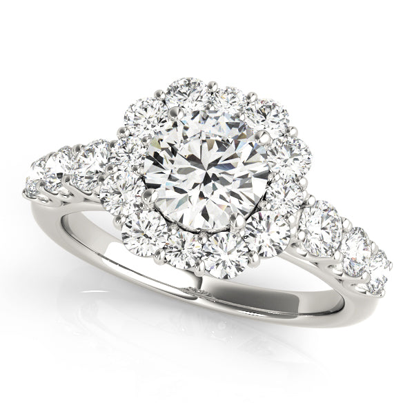 Halo Diamond Engagement Ring (1 1/8 ct. tw.)