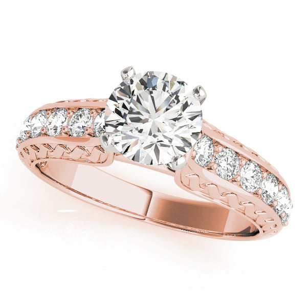 Channel-Set Diamond Engagement Ring (1/2 ct. tw.)