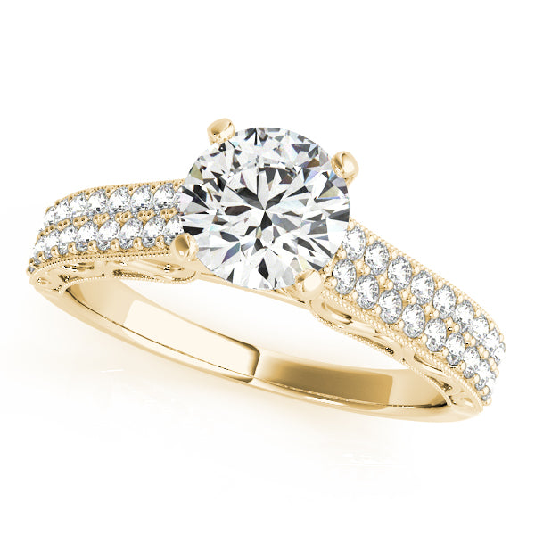 Classic Pavé Diamond Engagement Ring (1/3 ct. tw.)