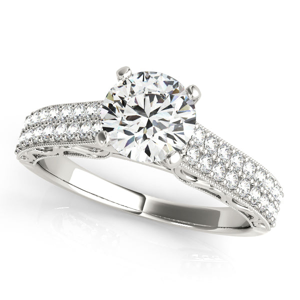 Classic Pavé Diamond Engagement Ring (1/3 ct. tw.)