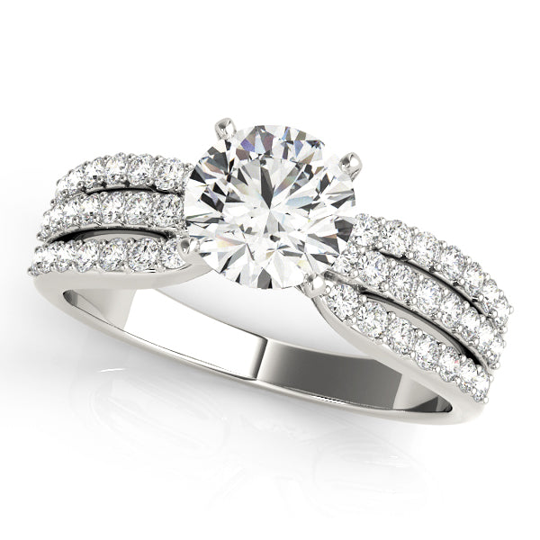 Split Shank Diamond Engagement Ring (3/8 ct. tw.)