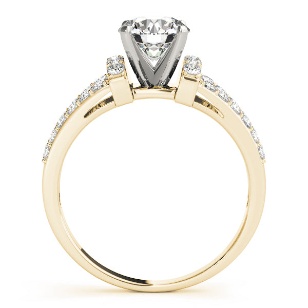 Split Shank Pavé Diamond Engagement Ring (1/3 ct. tw.)