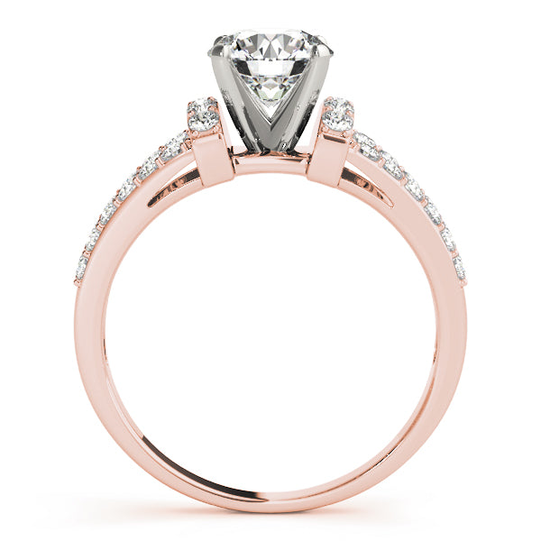Split Shank Pavé Diamond Engagement Ring (1/3 ct. tw.)