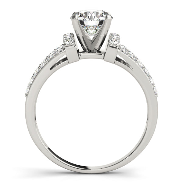 Split Shank Pavé Diamond Engagement Ring (1/3 ct. tw.)