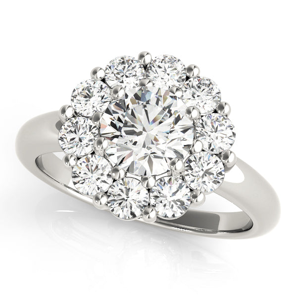 Cluster Diamond Engagement Ring (1/2 ct. tw.)